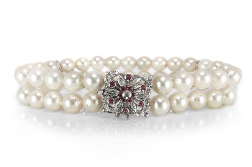 Armband mit akoya - akoya, +