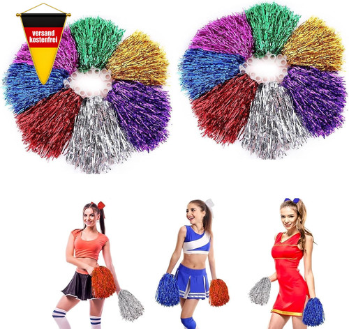 Pom poms cheerleading set - poms, 14