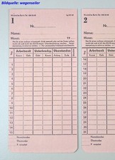 Windmüller Stempelkarten