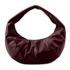 LES VISIONNAIRES Greta Schultertasche 41cm #LVN-GRETAICONCRINKLE (bordeaux red)