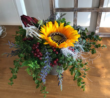 Herbstgruß Sonnenblumen