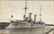 Ak Deutsches Kriegsschiff