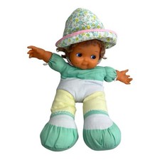 Stoffpuppe mit gummigesicht - stoffpuppe,