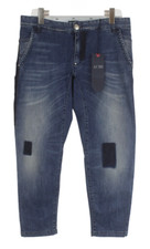 ARMANI JEANS Y31 Antifit-Low Crotch Jeans Herren W31 Stretch Verblasster Patch