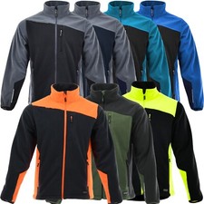 Fleecejacke Arbeitsjacke Pullover Fleece Jacke 350 g/m² Gelb Orange Gr. M - XXXL