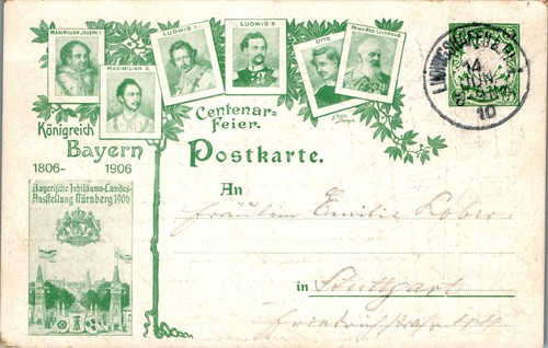 Ganzsache centenar feier - ganzsache,