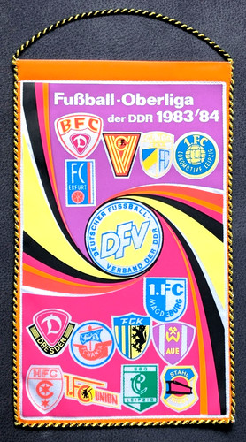 Orig wimpel fußball ddr - fußball,