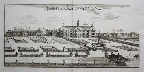 Potsdam schloss stadt ansicht - schloss,