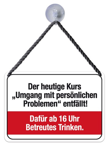 Kulthänger blechschild ab - kulthänger,