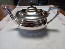 Teekanne, versilbert, englisch