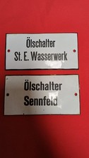 Emaille Schilder original