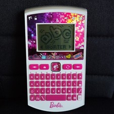 Handy/Lerncomputer von Barbie Mattel, Mathe, Wörter ABC, Musik, Mode, 9x16 cm