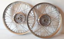 2x Rad Speichenrad Felge Simson S51 S50 KR51 Schwalbe S70 SR4-2 Star chrom 1,6