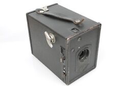 AGFA Box Kamera für for 6x9cm Rollfilm Fixfokus Objektiv Verschluss funktioniert