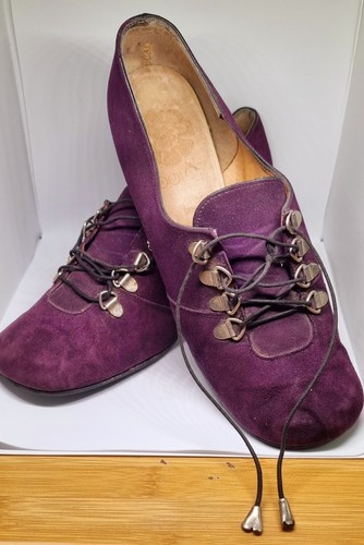 Vintage dolcis lila wildleder - vintage,