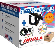 AHK IMIOLA für Opel Corsa C Fließheck 01-06 starr + 7-pol ES ABE