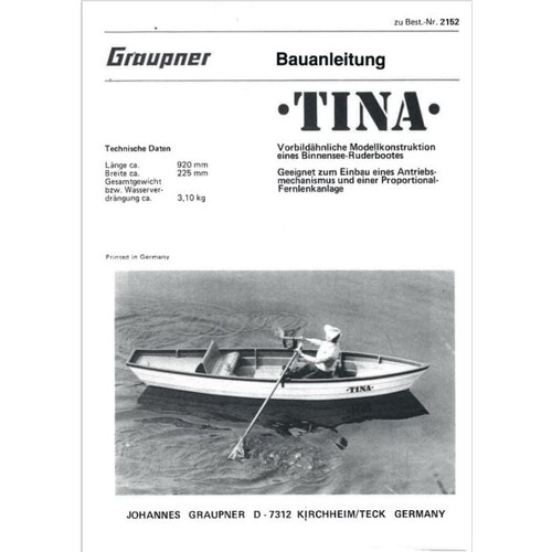 Bauplan tina modellbauplan - tina,
