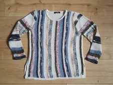 ? LMC Fashion Strickpullover Lochstrick Grob-Strick-Pullover M 38/40 Pulli Bunt