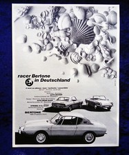 Fiat 850 Spider,  Bertone Racer,  originale Werbung aus 1969