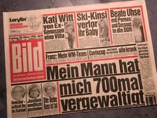 Bildzeitung BILD 30.03.1990 * Geschenk 28. 29. 30. Geburtstag * Kati Witt