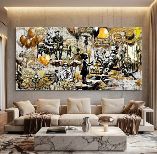 Banksy graffiti wandkunst - graffiti,