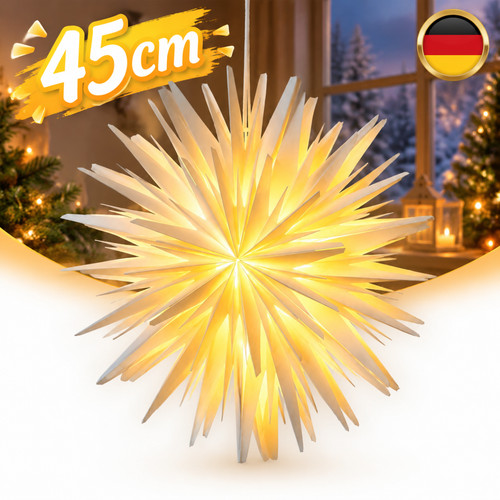 Led weihnachtsstern beleuchtet - weihnachtsstern,