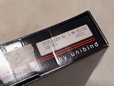 90 x UNIBIND SteelCover A4 3 mm YELLOW gelb - Bindemappe - UniCover Flex - NOS