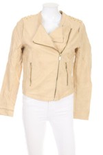AMISU Faux Leather Jacket Studs D 36 beige