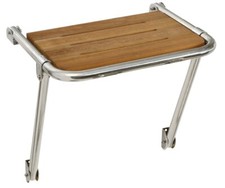 Badeplattform mit Iroko