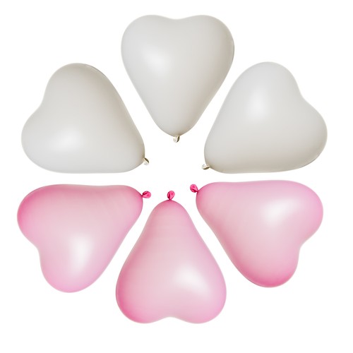 50x herzluftballons umfang - 50x, 65