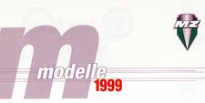 MZ - Modellprogramm 1999  - Prospekt  -  Deutsch  -     nl-Versandhandel