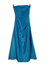 MAGIC NIGHTS Abendkleid Damen Kleid Gr. DE 32 blau Elegant