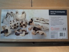Holz-Knobelspiele, 10er - Set