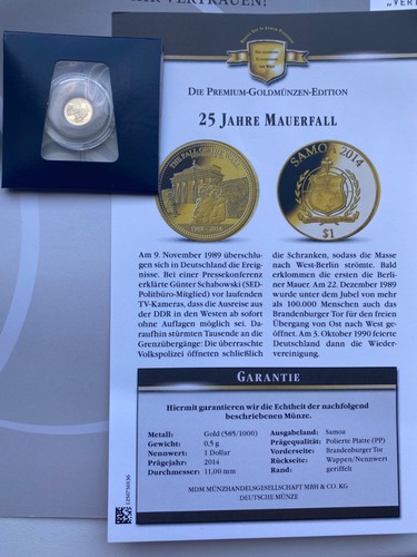 Die kleinste goldmünze der - die,