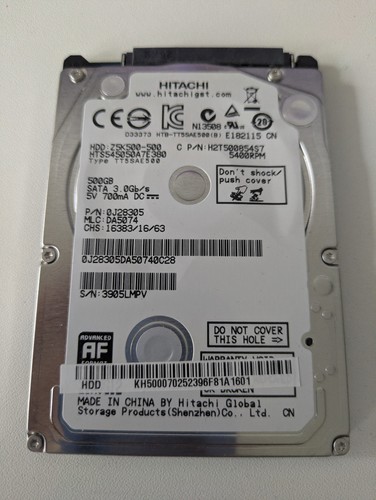 500gb hdd zoll intern - 500gb,