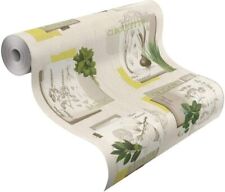 €1,12qm  1 Ro.Rasch Tapete Selection 307405 Küche weiß grün fotorealistisch