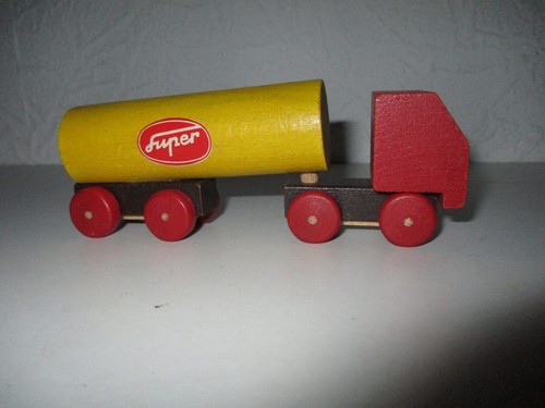 Ddr holzspielzeug tanklastzug - ddr,