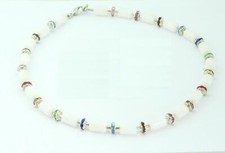 Halskette Kette Walzen Jade