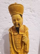 Vintage Figuren Asiatisches Paar und Drache auf Sockel