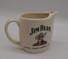 Jim Beam Kentucky Straight Bourbon Whiskey Kanne Wasserkrug  - H 11,5 cm