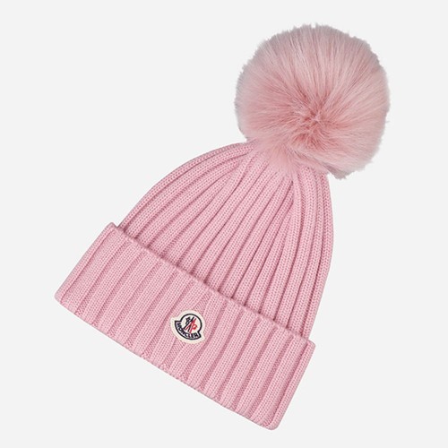 Moncler beanie bommel logo - beanie,