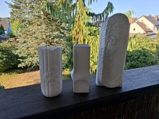 3er Set Vasen Biskuit