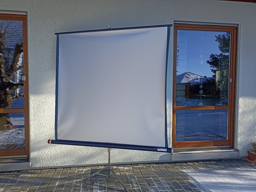 Tragbare projektionsleinwand - tragbare,
