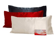 Kissenbezug ca.40x80cm Glanz Satin fein fließend für Haare und Haut Seiden-Optik