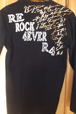   NEU-Rerock-4ever-T-Shirt Herren Print schwarz Disco Party Neu Gr. S