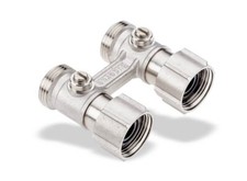 Buderus Zweirohr-Hahnblock