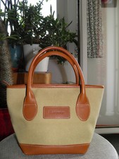 Barbour Tasche Stoff/Leder Cognac ***ZUSTAND NEUWERTIG***