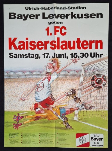 Spiel plakat 1988 bayer - |, |