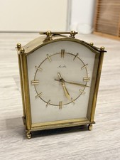 Mauthe Tischuhr Messing