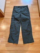 Dunkelgrüne CARGO-Hose für Damen Gr. M Authentic STYLE viele Taschen & RV